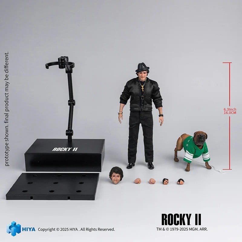 Rocky II Exquisite Super Series Actionfigur 1/12 Rocky 16 cm - Hiya Toys Action Figures