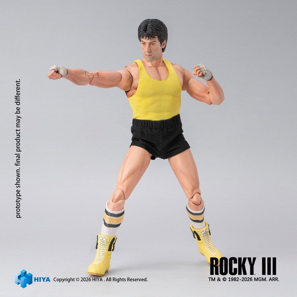 Rocky III Exquisite Super Action Figure 1/12 Rocky Boxer Version 16 cm - Hiya Toys Action Figures