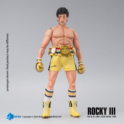 Rocky III Exquisite Super Action Figure 1/12 Rocky Boxer Version 16 cm - Hiya Toys Action Figures