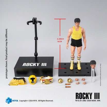 Rocky III Exquisite Super Action Figure 1/12 Rocky Boxer Version 16 cm - Hiya Toys Action Figures
