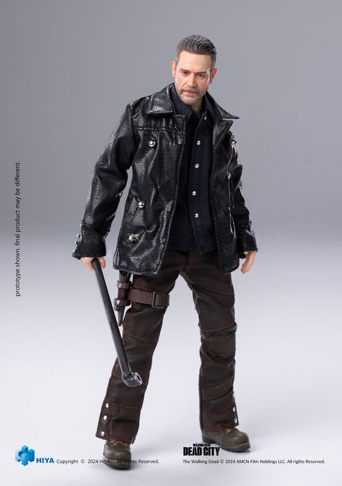 The Walking Dead: Dead City Exquisite Super Series Actionfigur 1/12 Negan 16 cm - Hiya Toys Action Figures