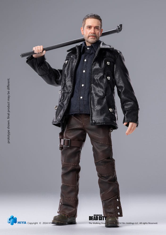 The Walking Dead: Dead City Exquisite Super Series Actionfigur 1/12 Negan 16 cm - Hiya Toys Action Figures