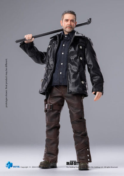 The Walking Dead: Dead City Exquisite Super Series Actionfigur 1/12 Negan 16 cm - Hiya Toys Action Figures