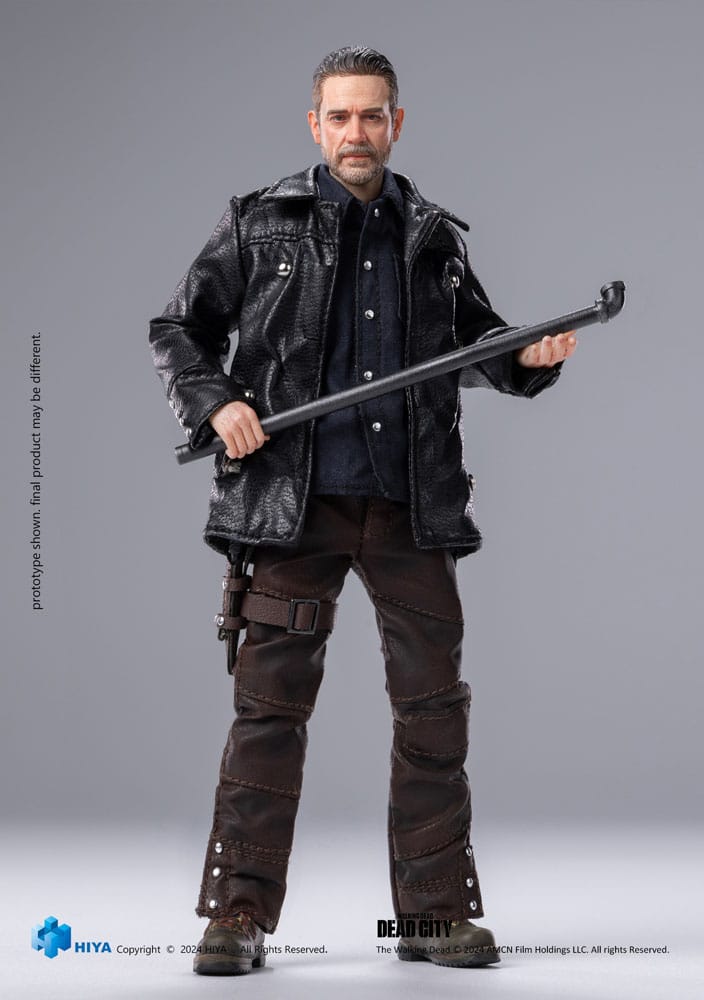 The Walking Dead: Dead City Exquisite Super Series Actionfigur 1/12 Negan 16 cm - Hiya Toys Action Figures