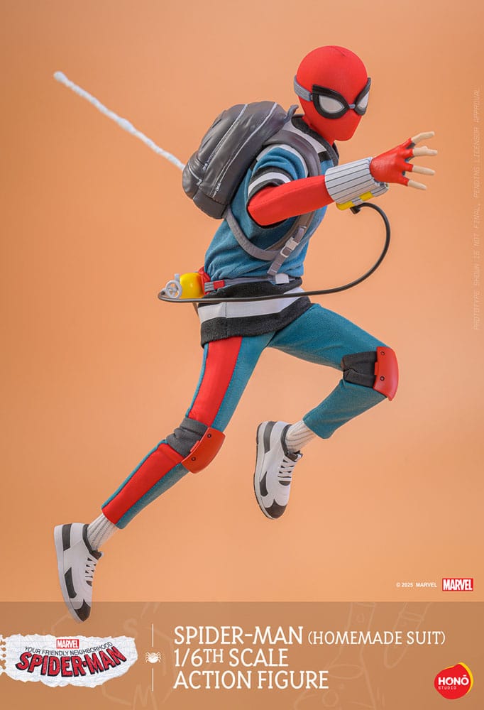 Your Friendly Neighborhood Spider-Man Action Figure 1/6 Spider-Man (Homemade Suit) 29 cm - Hono Studio Action Figures