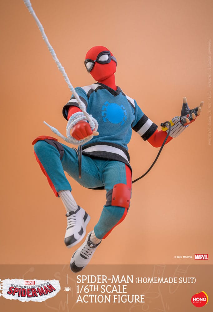 Your Friendly Neighborhood Spider-Man Action Figure 1/6 Spider-Man (Homemade Suit) 29 cm - Hono Studio Action Figures