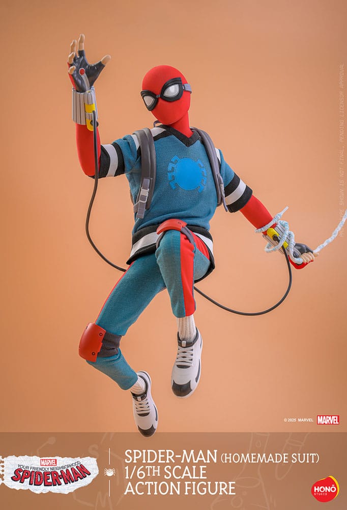 Your Friendly Neighborhood Spider-Man Action Figure 1/6 Spider-Man (Homemade Suit) 29 cm - Hono Studio Action Figures