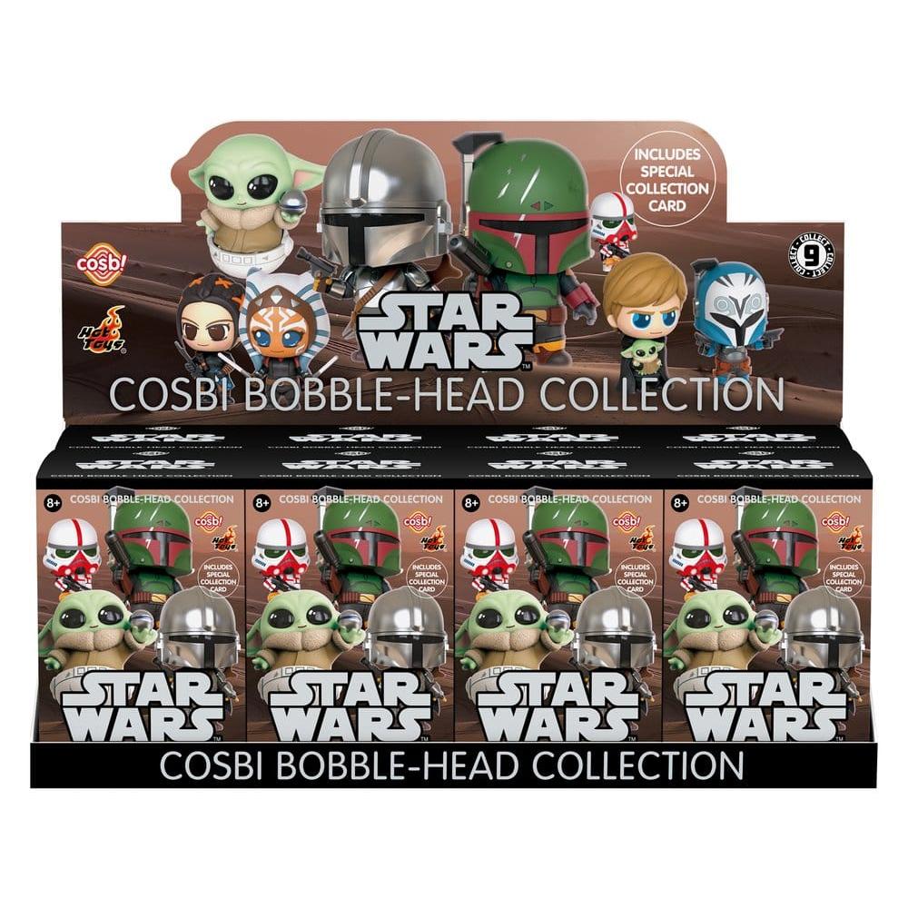 Star Wars Cosbi Mini Figures Series 1 8 cm Blind Box Display 8 - Hot Toys Blind Boxes