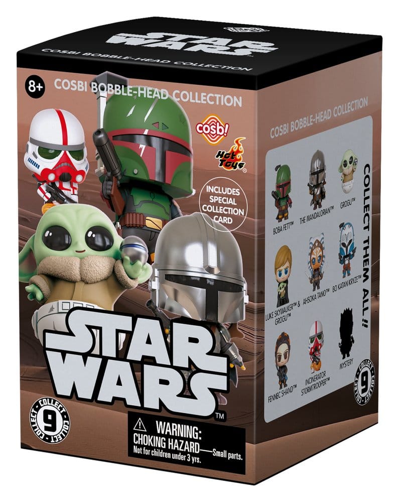 Star Wars Cosbi Mini Figures Series 1 8 cm Blind Box Display 8 - Hot Toys Blind Boxes
