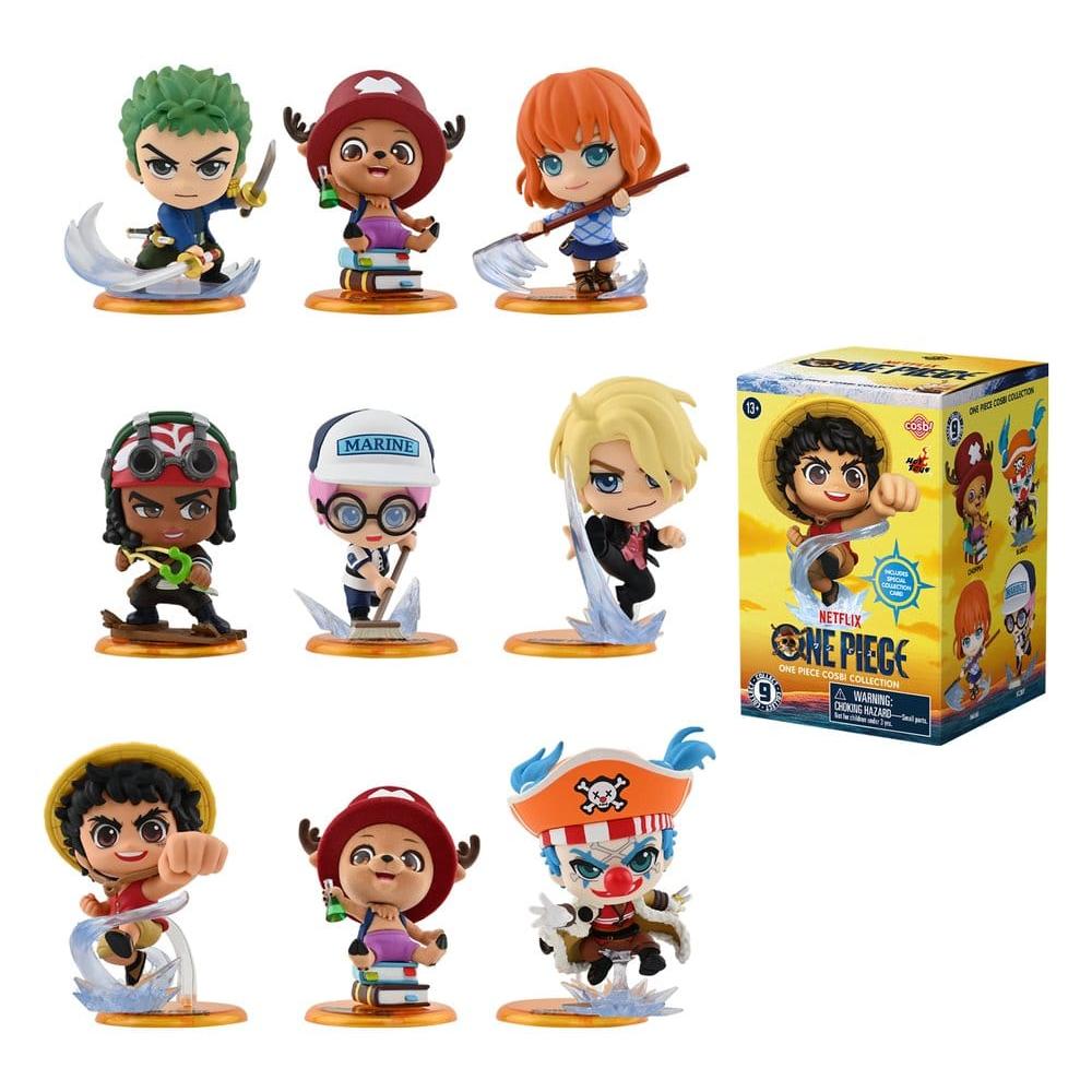 One Piece Cosbi Mini Figures 8 cm Blind Box Display 8 - Hot Toys Blind Boxes