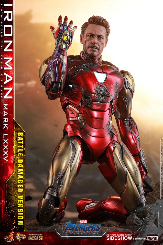 Avengers: Endgame Movie Masterpiece Diecast Action Figure 1/6 Iron Man Mark LXXXV (Battle Damaged Version) Special Edition