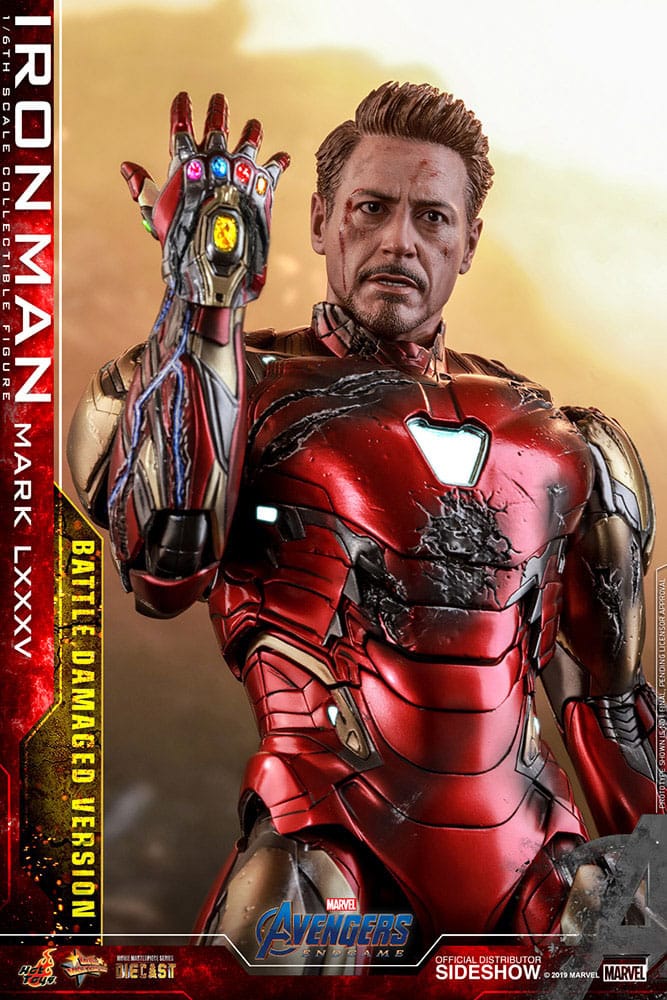 Avengers: Endgame Movie Masterpiece Diecast Action Figure 1/6 Iron Man Mark LXXXV (Battle Damaged Version) Special Edition