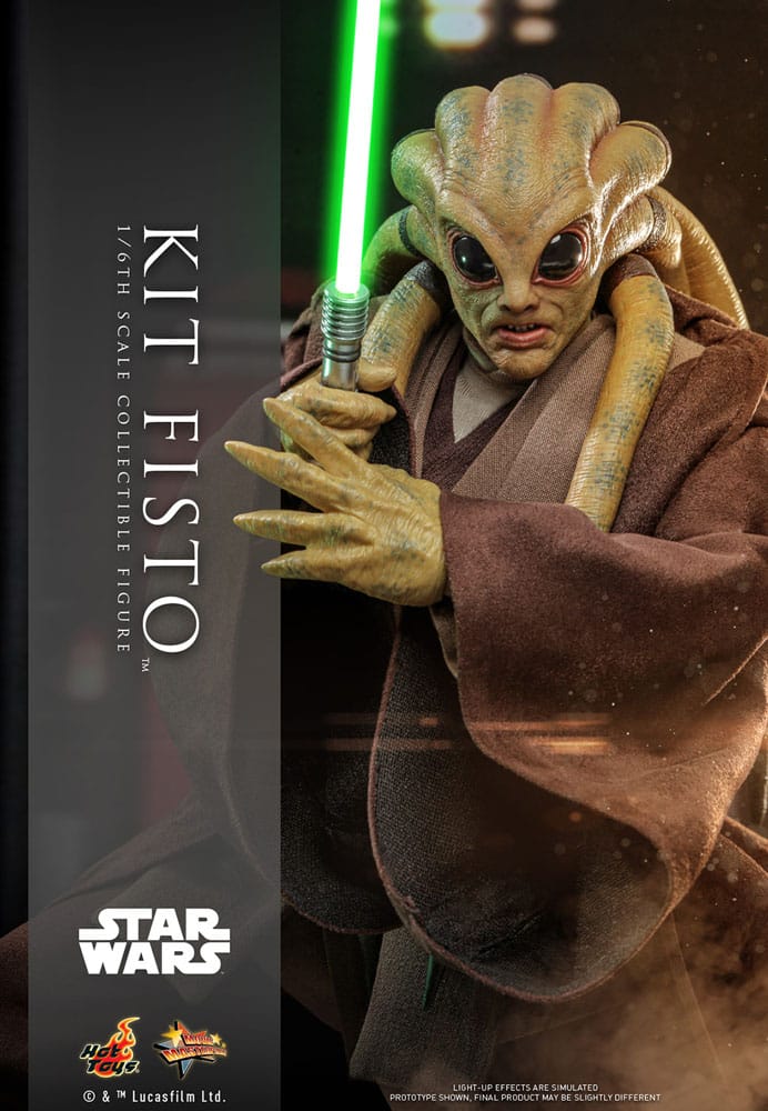 Star Wars Movie Masterpiece Action Figure 1/6 Kit Fisto 32 cm - Hot Toys Action Figures