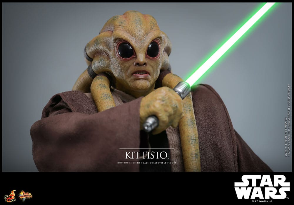 Star Wars Movie Masterpiece Action Figure 1/6 Kit Fisto 32 cm - Hot Toys Action Figures