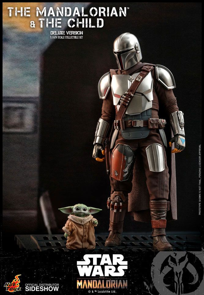 Star Wars The Mandalorian Action Figure 2-Pack 1/6 The Mandalorian & The Child Deluxe 30 cm - Hot Toys Action Figures