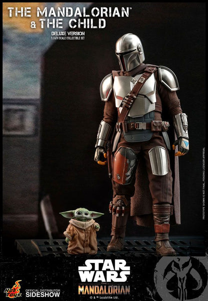 Star Wars The Mandalorian Action Figure 2-Pack 1/6 The Mandalorian & The Child Deluxe 30 cm - Hot Toys Action Figures