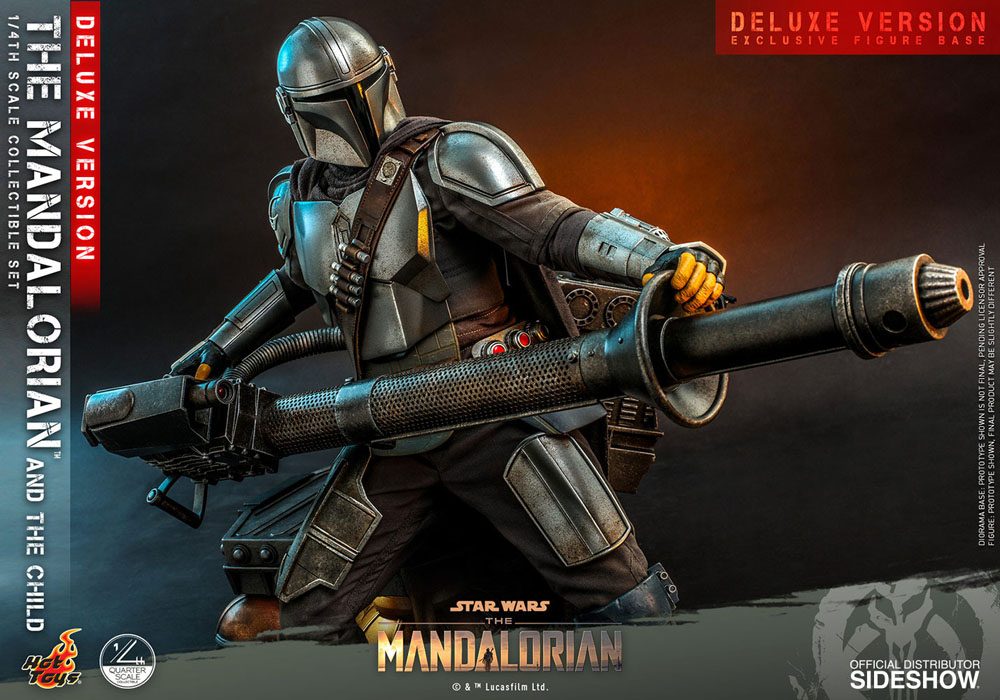 Star Wars The Mandalorian Action Figure 2-Pack 1/4 The Mandalorian & The Child Deluxe 46 cm - Hot Toys Action Figures