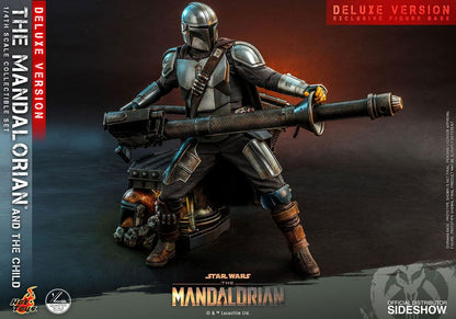 Star Wars The Mandalorian Action Figure 2-Pack 1/4 The Mandalorian & The Child Deluxe 46 cm - Hot Toys Action Figures