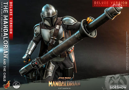 Star Wars The Mandalorian Action Figure 2-Pack 1/4 The Mandalorian & The Child Deluxe 46 cm - Hot Toys Action Figures