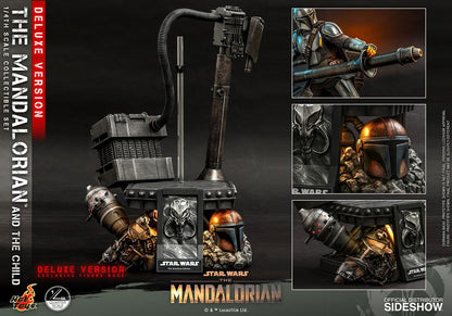 Star Wars The Mandalorian Action Figure 2-Pack 1/4 The Mandalorian & The Child Deluxe 46 cm - Hot Toys Action Figures