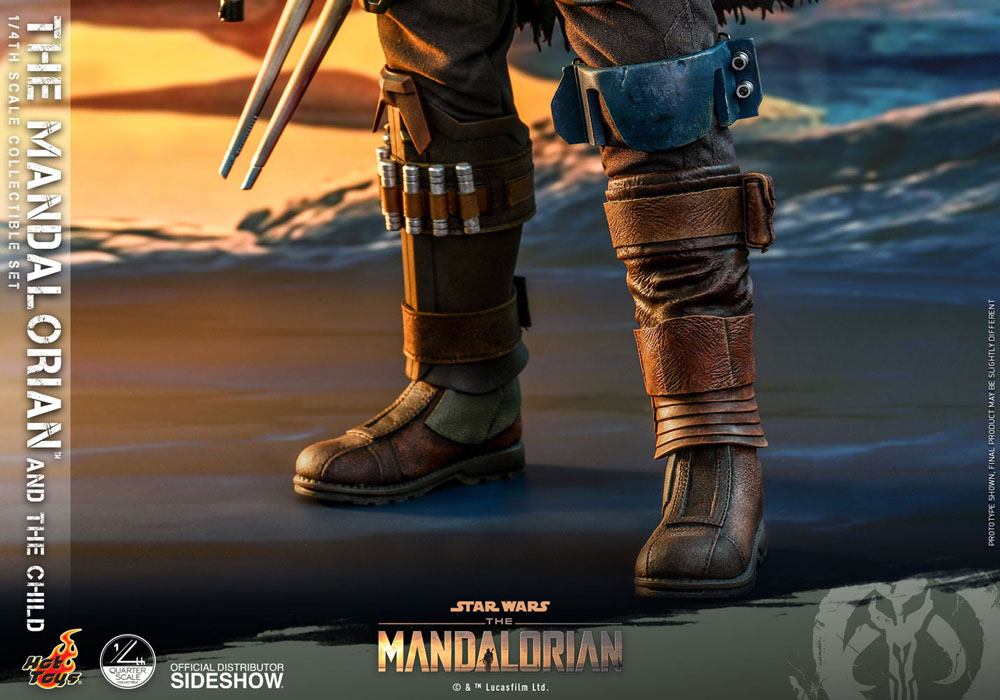 Star Wars The Mandalorian Action Figure 2-Pack 1/4 The Mandalorian & The Child 46 cm - Hot Toys Action Figures