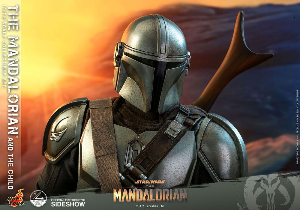 Star Wars The Mandalorian Action Figure 2-Pack 1/4 The Mandalorian & The Child 46 cm - Hot Toys Action Figures
