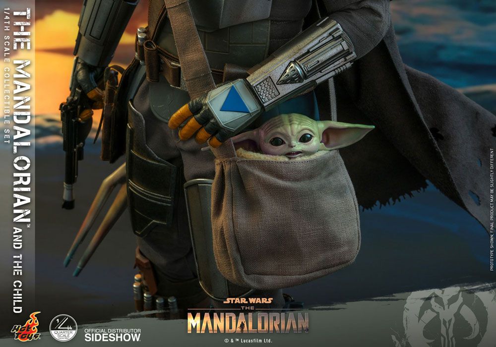 Star Wars The Mandalorian Action Figure 2-Pack 1/4 The Mandalorian & The Child 46 cm - Hot Toys Action Figures