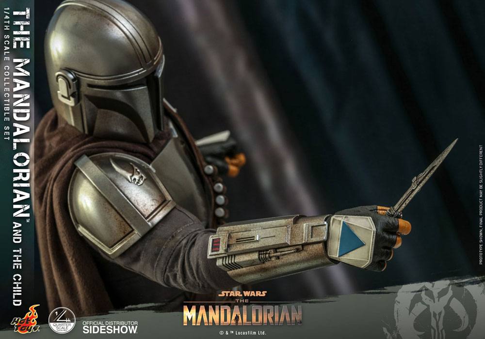 Star Wars The Mandalorian Action Figure 2-Pack 1/4 The Mandalorian & The Child 46 cm - Hot Toys Action Figures
