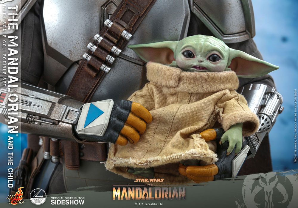 Star Wars The Mandalorian Action Figure 2-Pack 1/4 The Mandalorian & The Child 46 cm - Hot Toys Action Figures