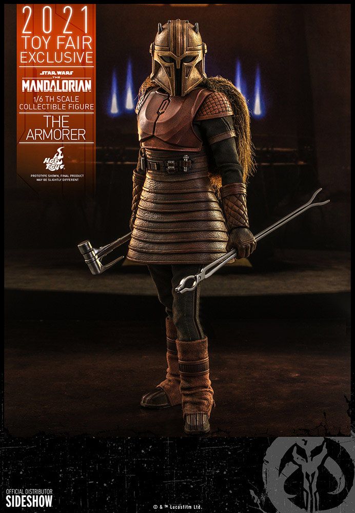 Star Wars: The Mandalorian: The Armorer 2021 Toy Fair Exclusive: Restock: Hot Toys