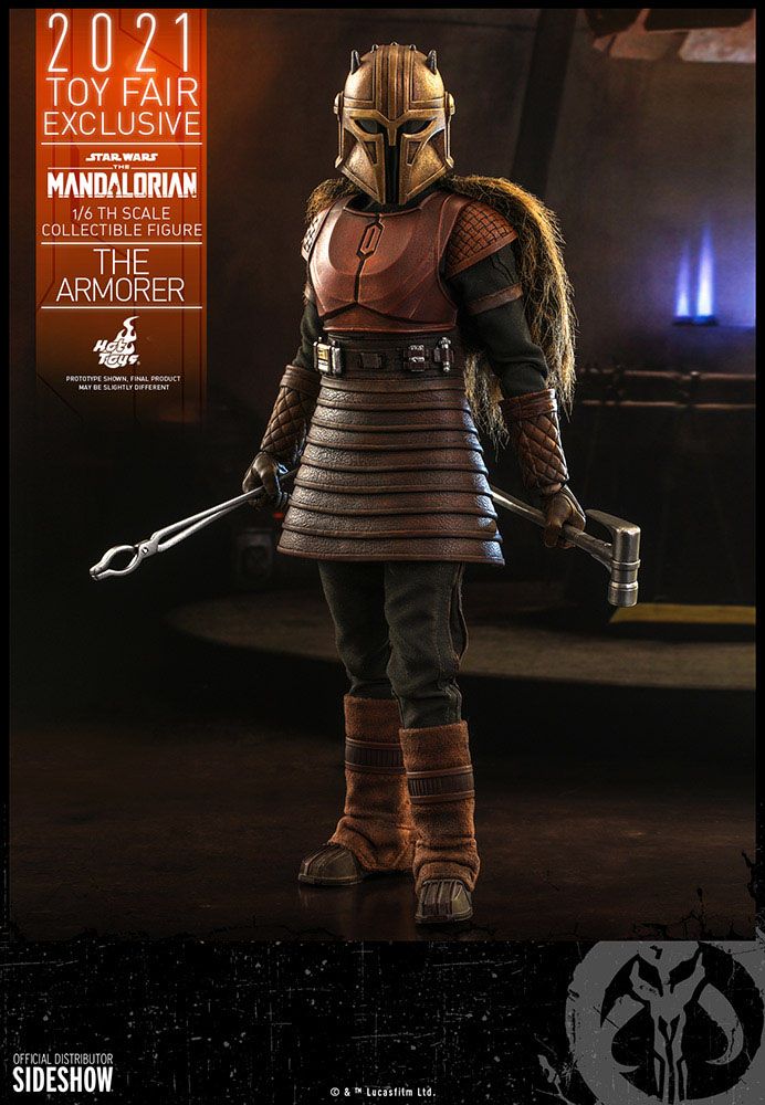Star Wars: The Mandalorian: The Armorer 2021 Toy Fair Exclusive: Restock: Hot Toys