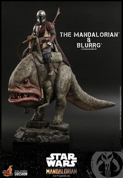 Star Wars The Mandalorian Action Figure 2-Pack 1/6 The Mandalorian & Blurrg 37 cm - Hot Toys Action Figures
