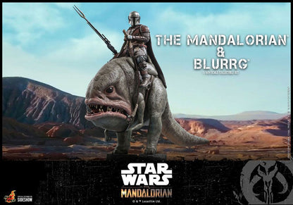 Star Wars The Mandalorian Action Figure 2-Pack 1/6 The Mandalorian & Blurrg 37 cm - Hot Toys Action Figures