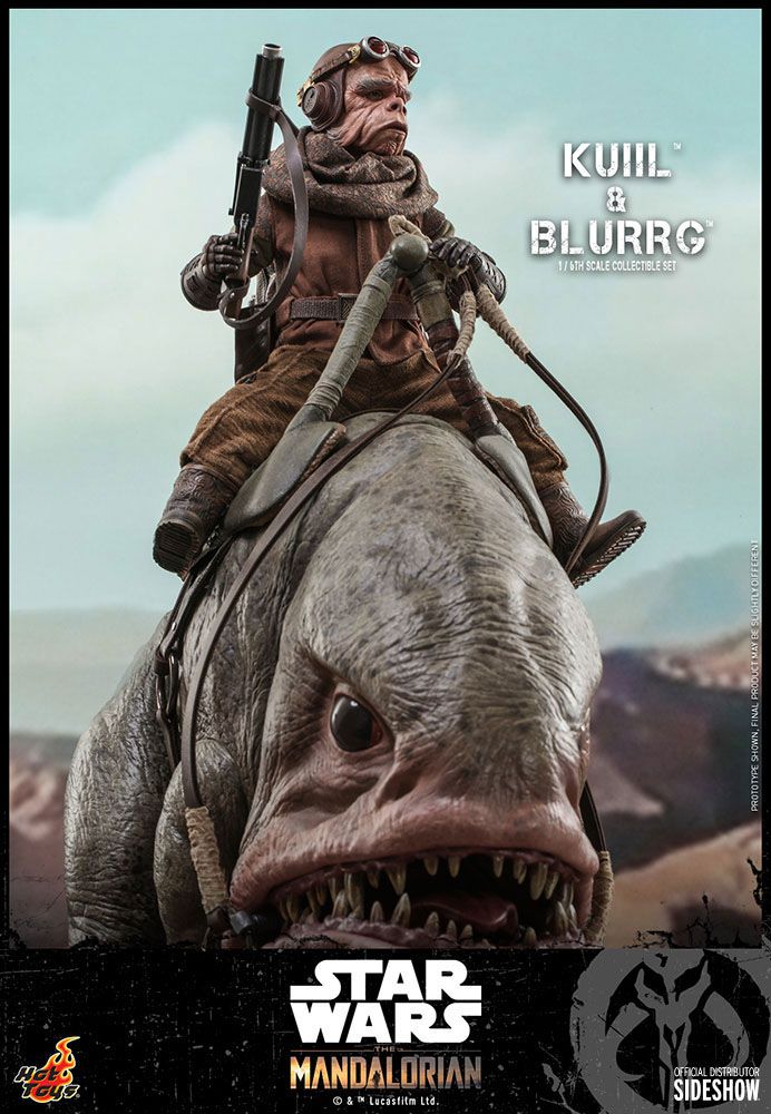 Star Wars The Mandalorian Action Figure 2-Pack 1/6 Kuiil & Blurrg 37 cm - Hot Toys Action Figures