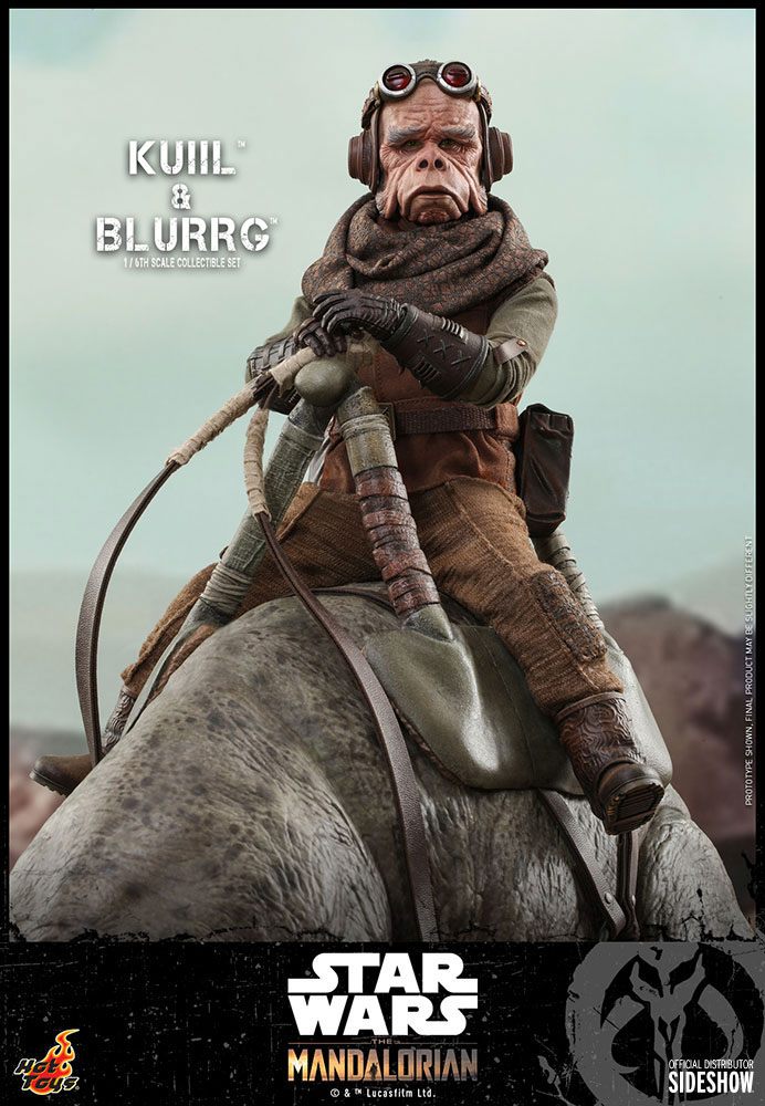 Star Wars The Mandalorian Action Figure 2-Pack 1/6 Kuiil & Blurrg 37 cm - Hot Toys Action Figures