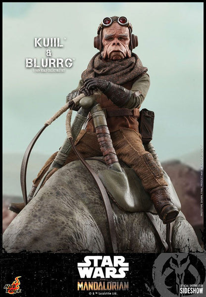 Star Wars The Mandalorian Action Figure 2-Pack 1/6 Kuiil & Blurrg 37 cm - Hot Toys Action Figures