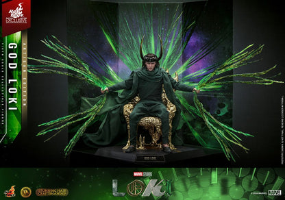 Loki DX Action Figure 1/6 God Loki Artisan Edition Hot Toys Exclusive 31 cm