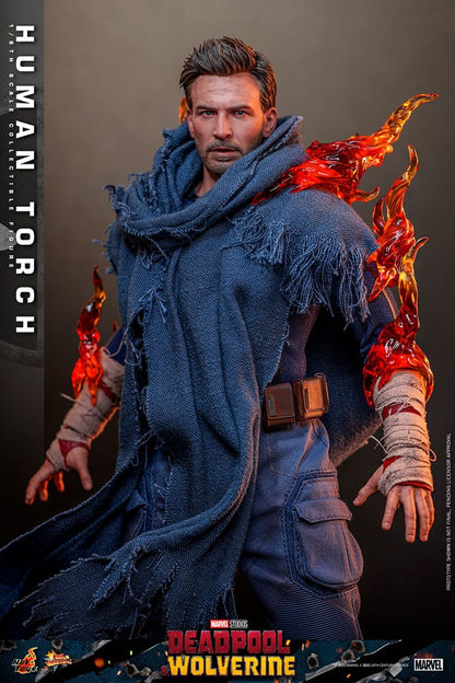 Deadpool & Wolverine Movie Masterpiece Action Figure 1/6 Human Torch 31 cm - Hot Toys Action Figures