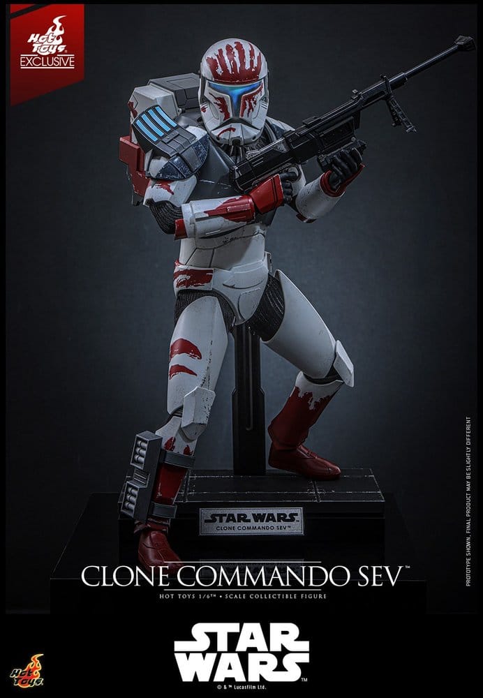 Star Wars: The Clone Wars Television Masterpiece Action Figure 1/6 Clone Commando Sev (Hot Toys Exclusive)