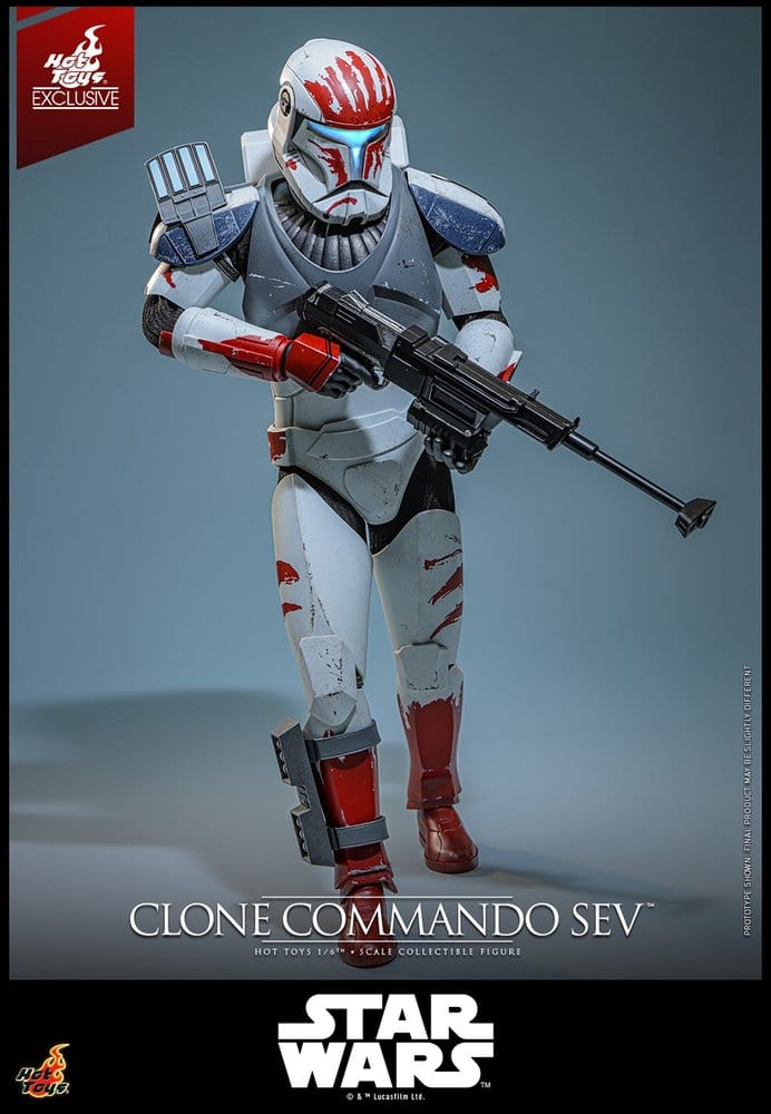 Star Wars: The Clone Wars Television Masterpiece Action Figure 1/6 Clone Commando Sev (Hot Toys Exclusive)