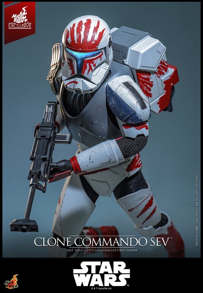 Star Wars: The Clone Wars Television Masterpiece Action Figure 1/6 Clone Commando Sev (Hot Toys Exclusive)