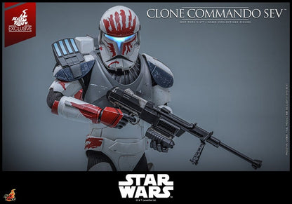 Star Wars: The Clone Wars Television Masterpiece Action Figure 1/6 Clone Commando Sev (Hot Toys Exclusive) - Hot Toys Action Figures