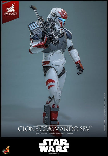 Star Wars: The Clone Wars Television Masterpiece Action Figure 1/6 Clone Commando Sev (Hot Toys Exclusive) - Hot Toys Action Figures