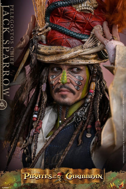 Pirates of the Caribbean: Dead Man's Chest Action DX Figure 1/6 Pelegostos Chief Jack Sparrow 30 cm - Hot Toys Action Figures