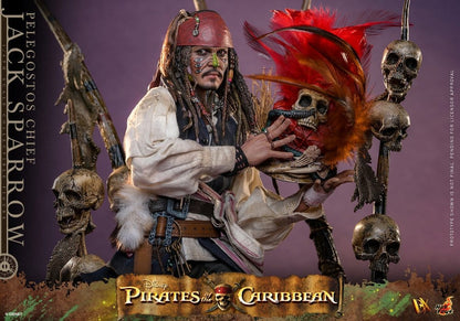 Pirates of the Caribbean: Dead Man's Chest Action DX Figure 1/6 Pelegostos Chief Jack Sparrow 30 cm - Hot Toys Action Figures