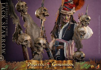 Pirates of the Caribbean: Dead Man's Chest Action DX Figure 1/6 Pelegostos Chief Jack Sparrow 30 cm - Hot Toys Action Figures