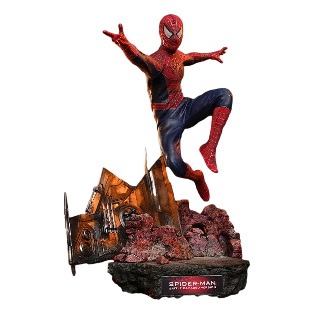 Spider-Man Movie Masterpiece Action Figure 1/6 Spider-Man (Battle Damaged Version) 30 cm