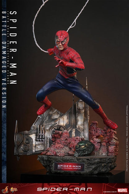 Spider-Man Movie Masterpiece Action Figure 1/6 Spider-Man (Battle Damaged Version) 30 cm - Hot Toys Action Figures
