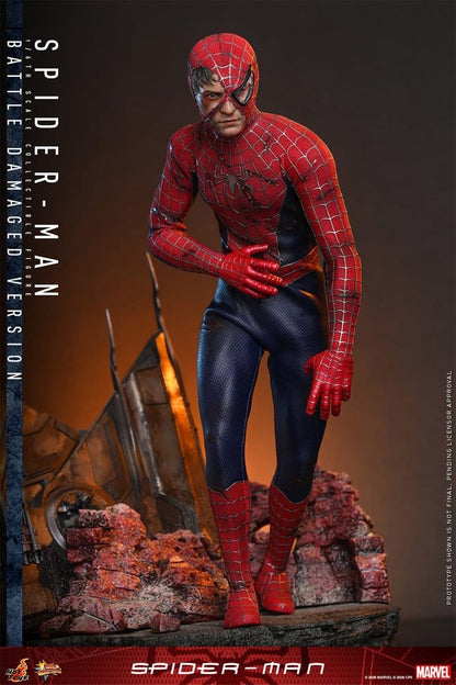 Spider-Man Movie Masterpiece Action Figure 1/6 Spider-Man (Battle Damaged Version) 30 cm - Hot Toys Action Figures