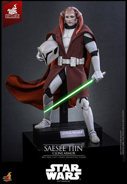 Star Wars: The Clone Wars Television Masterpiece Action Figure 1/6 Saesee Tiin (Clone Armor) (Hot Toys Exclusive) - Hot Toys Action Figures